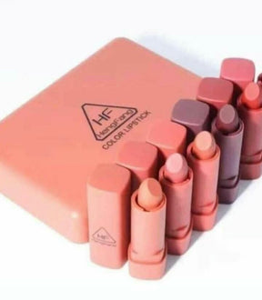 Box of 6 HENG FANG High Quality Makeup  Matte Organic Waterproof Lipstick