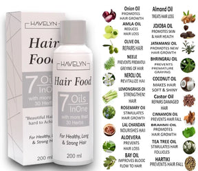 Hair Food Oil 7 in one with more than 30 herbs