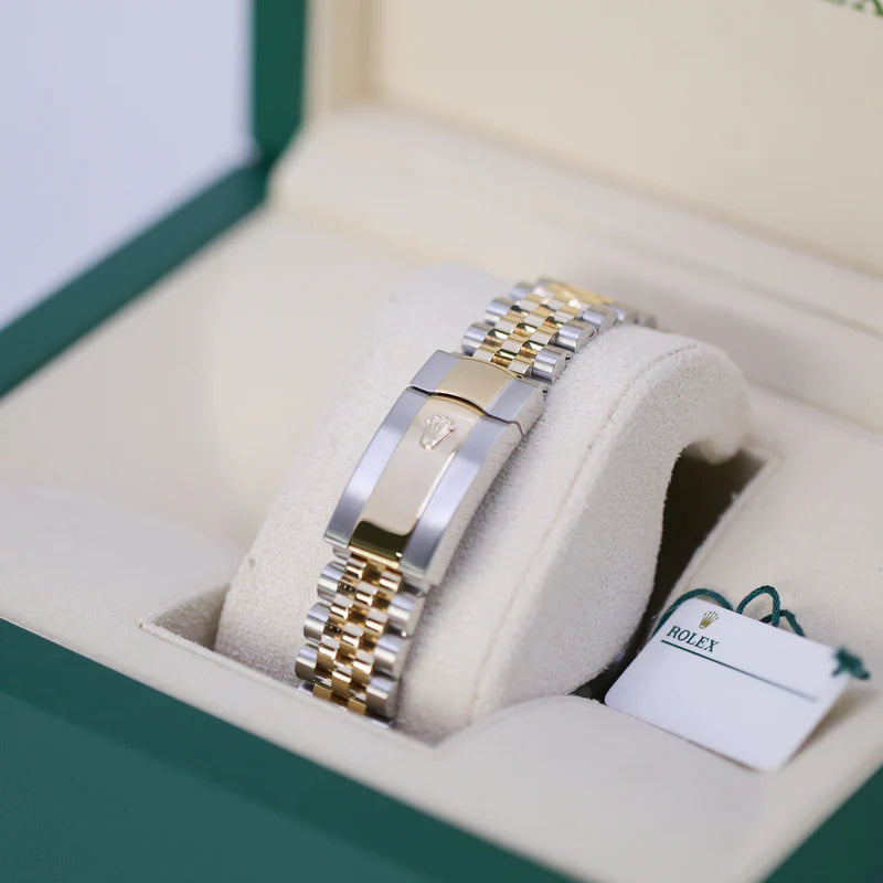 ROLEX WATCH WITH GOLD and GOLD_SILVER STRAPS 1ST COPY WITH MASTER LOCK Original Box