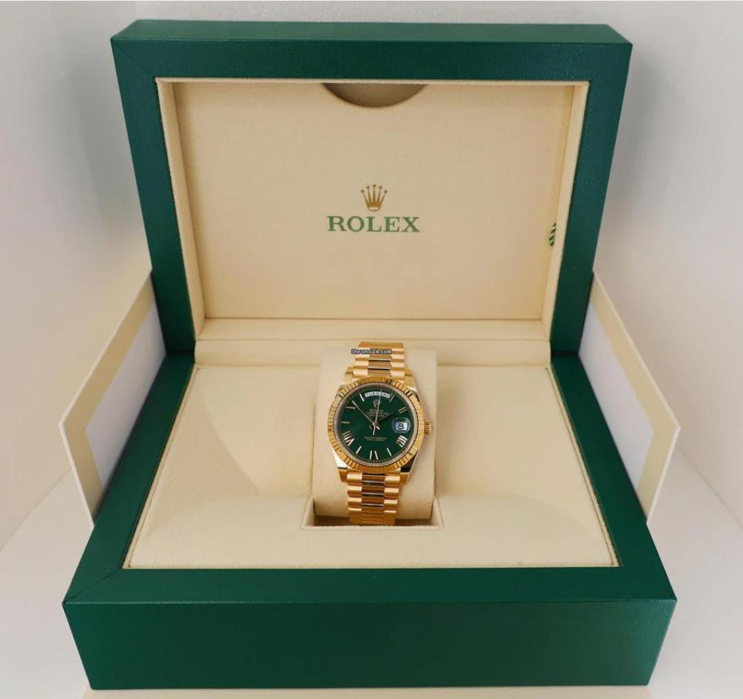 ROLEX WATCH WITH GOLD and GOLD_SILVER STRAPS 1ST COPY WITH MASTER LOCK Original Box