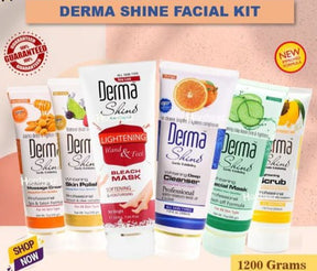 Derma Shine Facial Kit- Pack Of 6-  [200 ml Each]